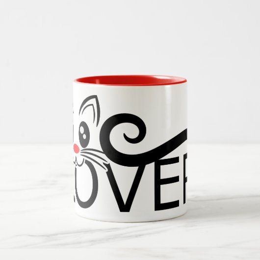 Cat Lover Tweekleurige Koffiemok (Center)