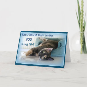 Cat Lover Valentijn Valentijnsdag Kaart