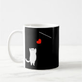 Cat Lover Valentine's Day Animal Affection Love Fu Koffiemok (Links)