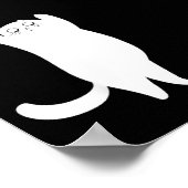 Cat Lover Valentine's Day Animal Affection Love Fu Poster (Hoek)