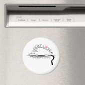 Cat Lover van MEOW naar Eternity Magnet (Insitu (Vaatwasser))