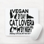 Cat Lover Vegan Grappig Muismat (Met muis)