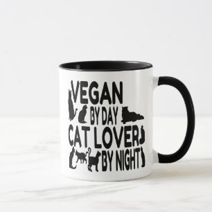 Cat Lover Vegan Mok