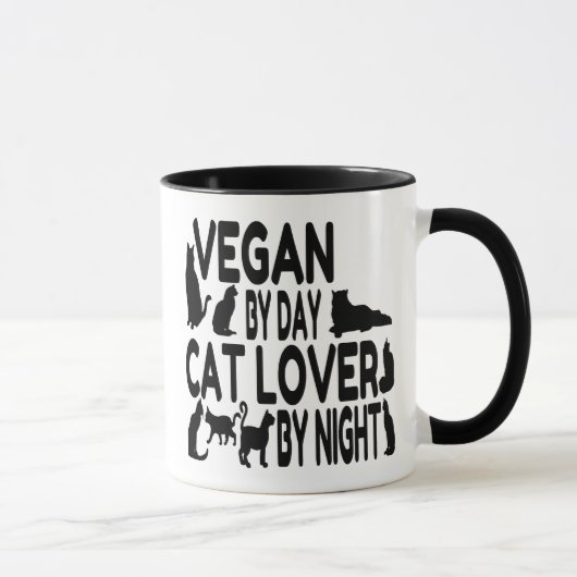 Cat Lover Vegan Mok (Rechts)