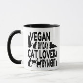 Cat Lover Vegan Mok (Links)