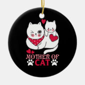 Cat Lover | Vruchtmoeder van katten Keramisch Ornament (Voorkant)