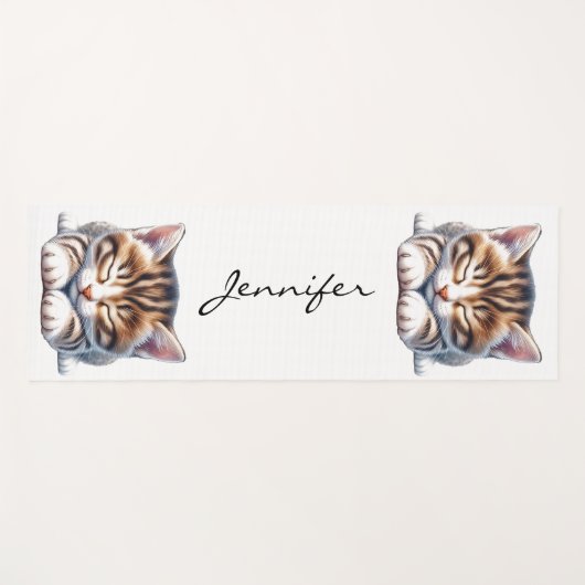 Cat Lover Yoga Mat (Voorkant (horizontaal))