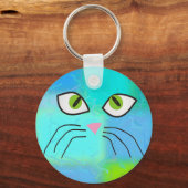 Cat Lovers Art "Cat Lady" Sleutelhanger (Voorkant)