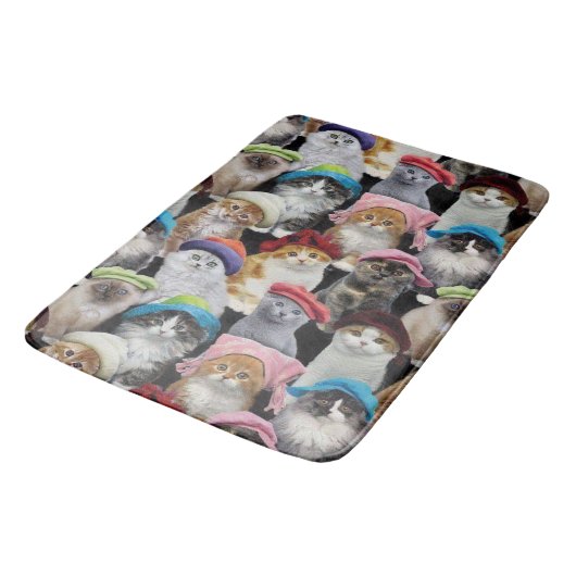 Cat Lovers Bath Mat (Gekanteld)