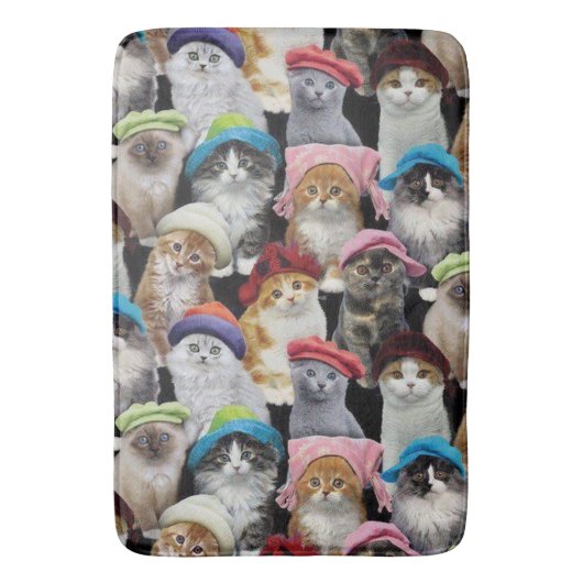 Cat Lovers Bath Mat (Voorkant Verticaal)