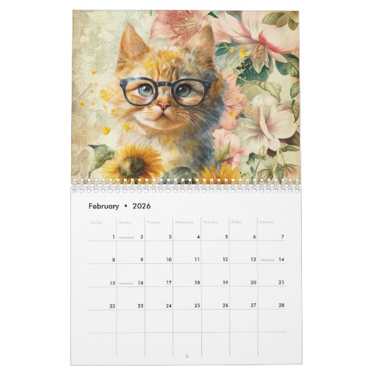 Cat Lovers Calendar Kalender (Feb 2026)