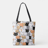 Cat Lovers Canvas tas (Achterkant)