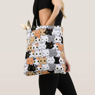 Cat Lovers Canvas tas