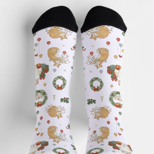 Cat Lover's Christmas Gift Socks Sokken (Top)