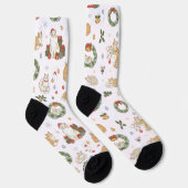 Cat Lover's Christmas Gift Socks Sokken (Rechts)