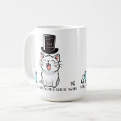 cat lovers coffee mug koffiemok (Voorkant links)