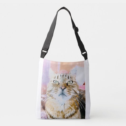 Cat Lover's Crossbody Tas (Voorkant)