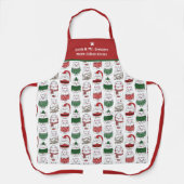 Cat Lovers Cute Funny Festive Christmas Cat Schort (Voorkant)