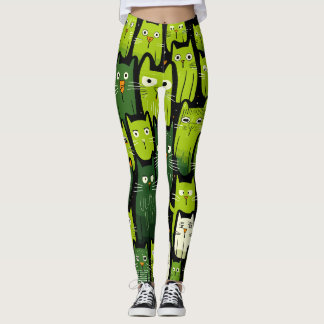 Cat Lover's Delight - Leuke en grappige Doodle Kat Leggings