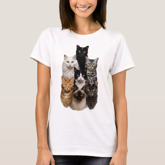 cat lovers dream t-shirt (Voorkant)