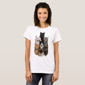 cat lovers dream t-shirt (Voorkant volledig)