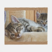 Cat Lovers Fleece Blanket (Voorkant (Horizontaal))