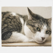 Cat Lovers Fleece Blanket (Voorkant (Horizontaal))