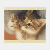 Cat Lovers Fleece Blanket Deken (Voorkant (Horizontaal))