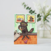 Cat Lover's Friendship / Dank u Briefkaart (Staand voorkant)