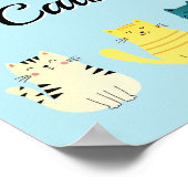 Cat Lover's Fun Poster Wall Art (Hoek)