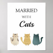 Cat Lover's Fun Poster Wall Art (Voorkant)