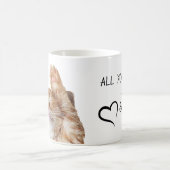 Cat Lovers Funny Quote Cute Humor Koffiemok (Center)