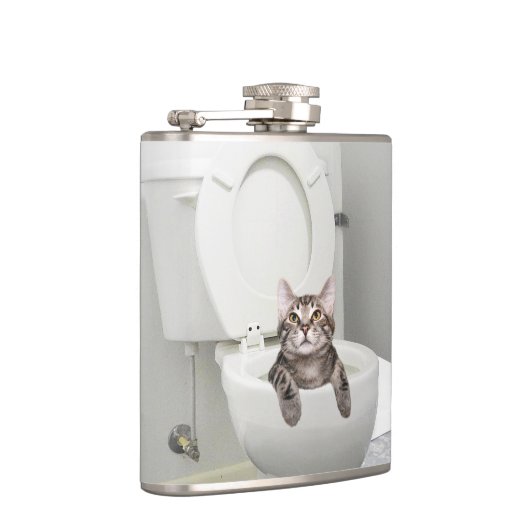 Cat Lovers grappig Heupfles (Rechts)