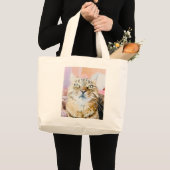 Cat Lover's Grote Tote Bag (Voorkant (product))