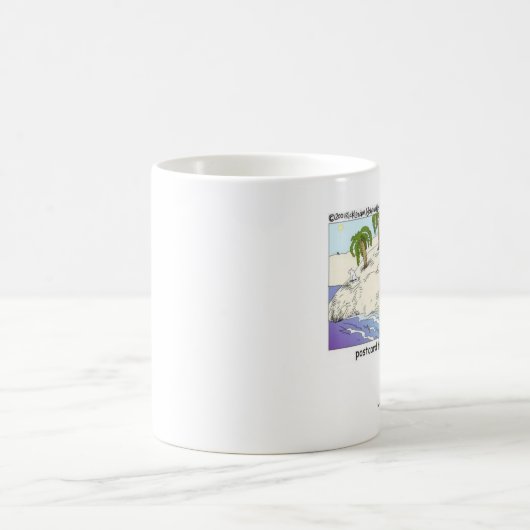 Cat Lovers Hilarious CATalina Island Coffee Mok (Center)