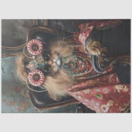 Cat Lovers Hippie Stijl Decoupage Tissuepapier