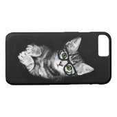 Cat Lover's Hipster Kat iPhone 7 Hoesje (Achterkant (Horizontaal))