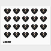 Cat Lovers | Hoeveel van mijn kattehuis-cadeau Hart Sticker (Vel)