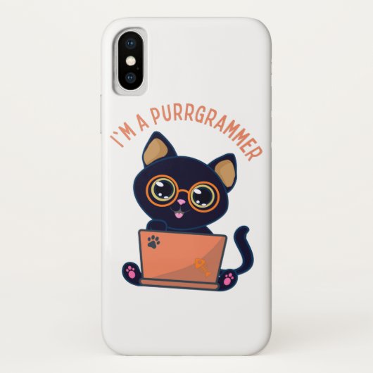 Cat Lovers Ik ben een programmeur Case-Mate iPhone Case (Achterkant)