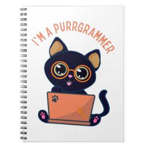Cat Lovers Ik ben een programmeur Notitieboek