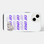 Cat Lovers iPhone Hoesje (Achterkant horizontaal)