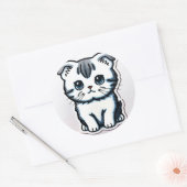 Cat lovers Laptop Water Bottle & Notebook stickers (Envelop)