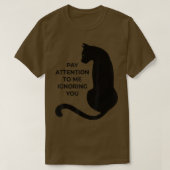 Cat Lovers let goed op dat ik je negeer T-shirt (Design voorkant)