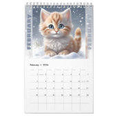 Cat Lovers Leuke Kittens Waterverf Seizoensgebonde Kalender (Feb 2026)
