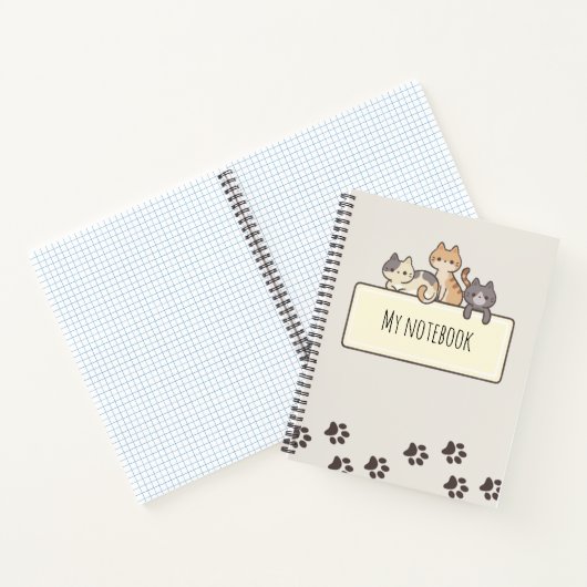 Cat lovers Notebook Notitieboek (Binnen)
