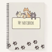 Cat lovers Notebook Notitieboek (Voorkant)