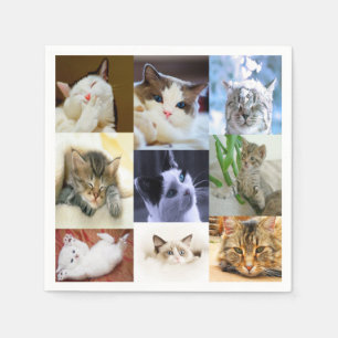 Cat Lovers Paper Napkins Servetten