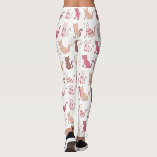 Cat Lovers Pattern Leggings (Achterkant)