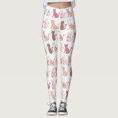 Cat Lovers Pattern Leggings (Voorkant)