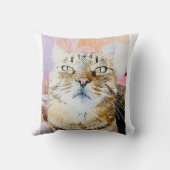 Cat Lover's Pillow - Cosy Feline Accent voor Home  Kussen (Achterkant)